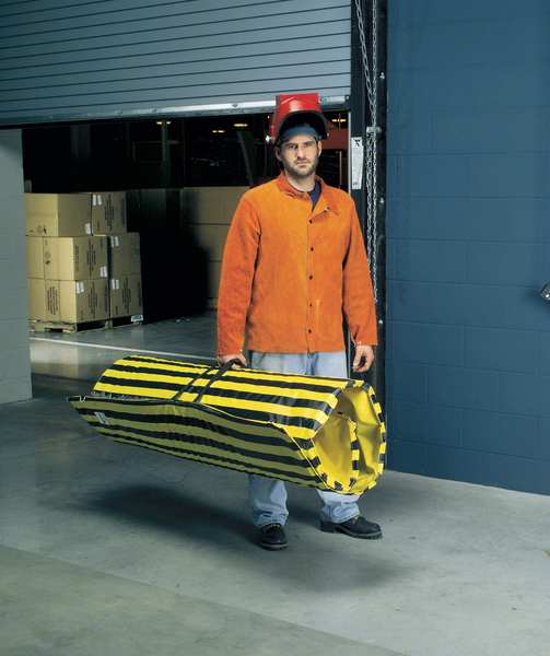Portable Roll Up Welding Screen, 9 ft. W