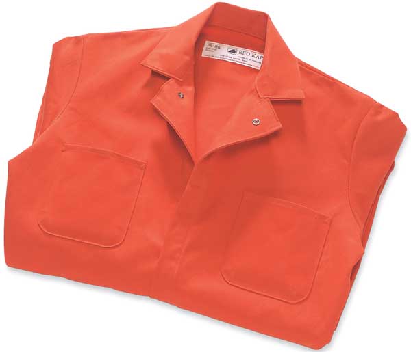 Coverall, Chest 46In., Orange