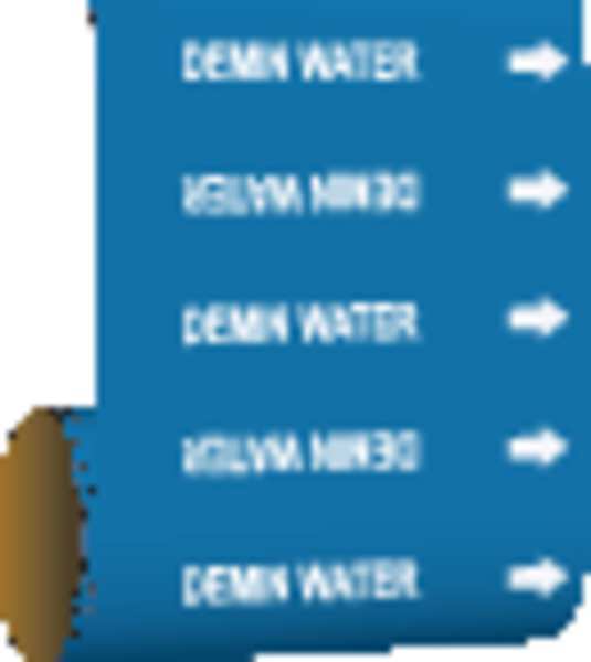 Pipe Marker, Demin Water, Blue, 52674
