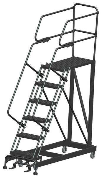 Roll Work Platform, Steel, Single, 60 In.H