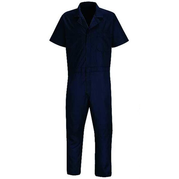 Short Sleeve Coverall, 54 to 56In., Navy