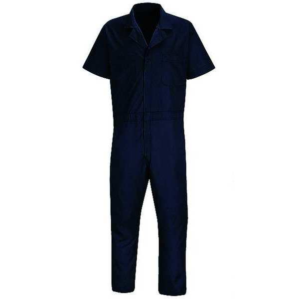 Short Sleeve Coverall, 42 to 44In., Navy