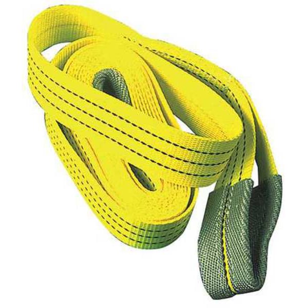 Tow Strap, 2 In x 15 Ft, Yellow