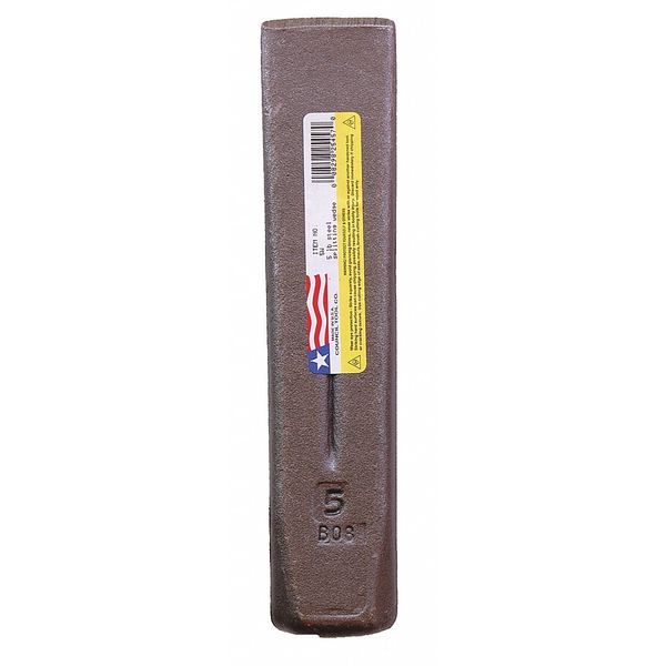 Splitting Wedge, 2 x 9-3/8 In, Forged Stl