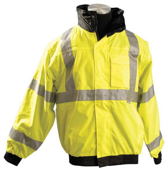 XL Bomber Jacket, Hi-Vis Yellow