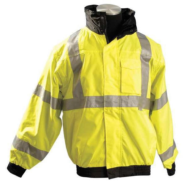 Jacket, Bomber, Hi-Vis Yellow, S