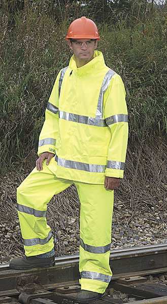 Vision Rain, Pants, Class, E, Yellow/Green, S