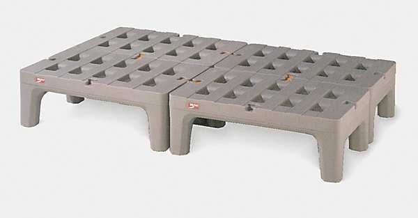 Dunnage Rack, 1500 lb., Polyethylene, 36 W