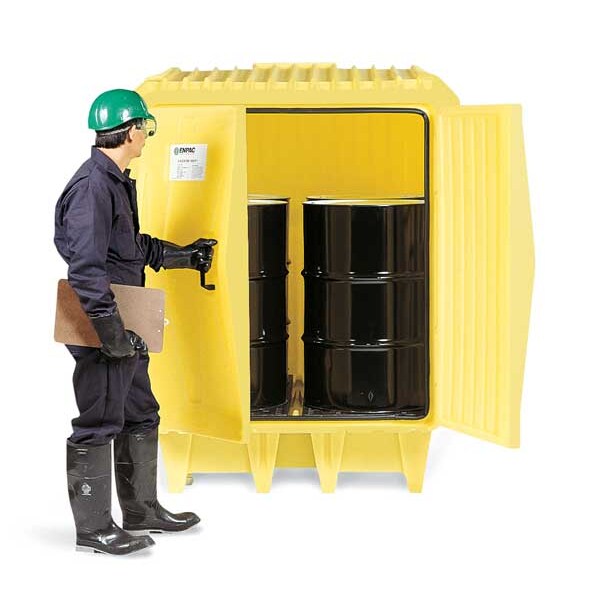 Coverd Drum Spl Contnmnt Hut, 94 in. H