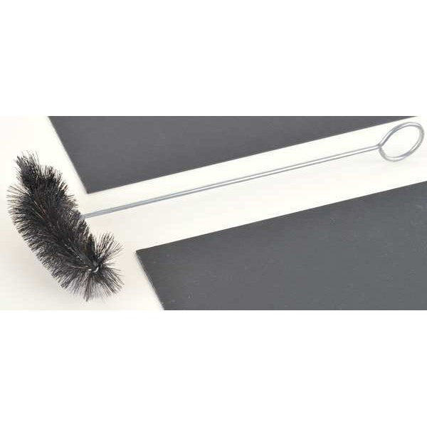 Lab Brush Flask, 12 in L Brush, Black, 12 in L Overall