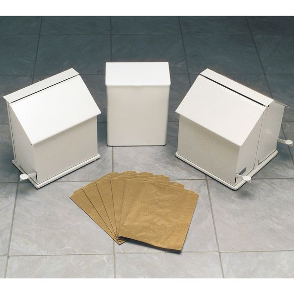 Sanitary Napkin Receptacle, White