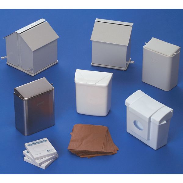Sanitary Napkin Receptacle, White