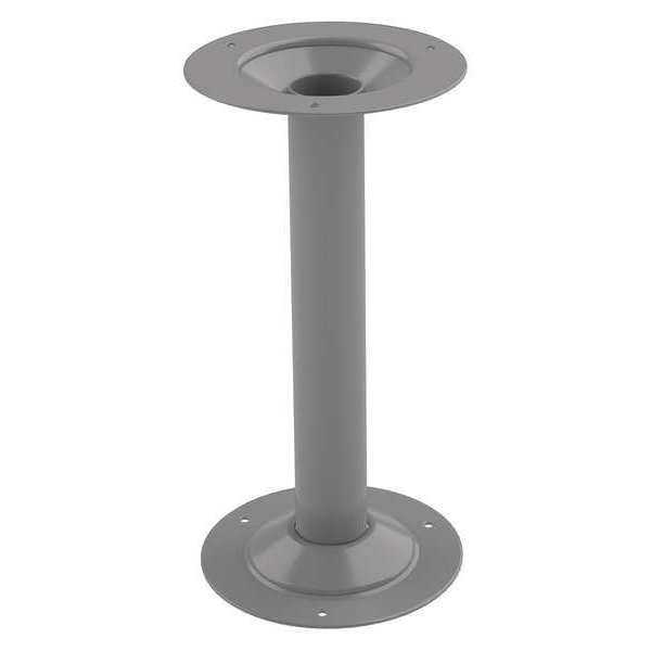 Bench Pedestal, 16-1/4 in, Gray