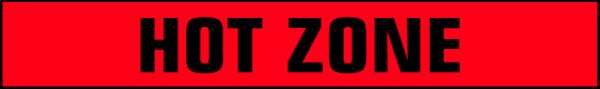 Barricade Tape w/Reel, Red/Black, 1000 ft