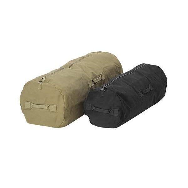 Duffel Bag, Canvas, Black, 21