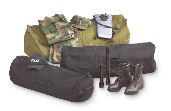 Duffel Bag, Canvas, Olive Green, 25