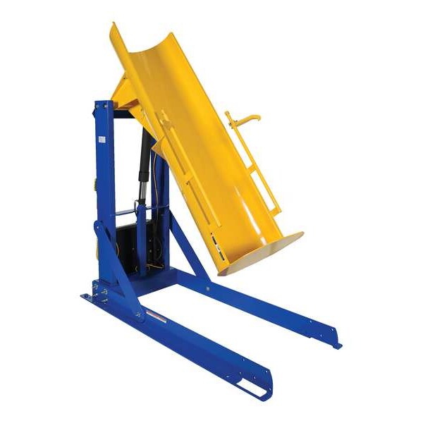 Drum Dumper, 72 In H, 750 lb.Cap
