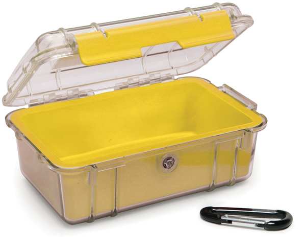 Micro Case, Yellow, 7.50 x 5.06 x 3.12 In