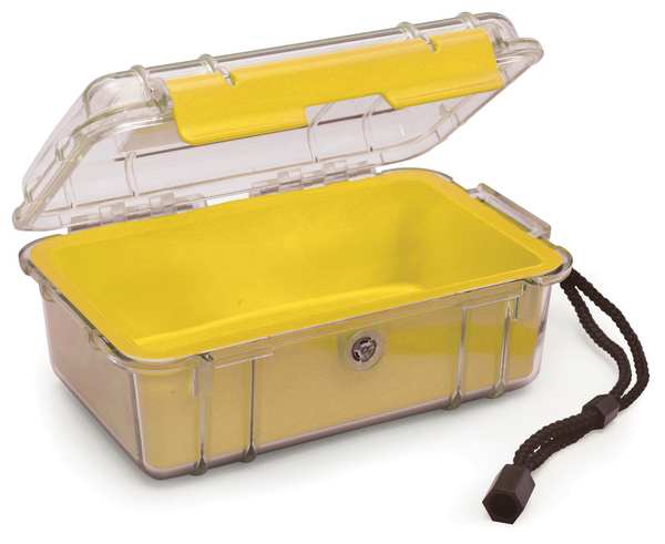 Micro Case, Yellow, 7.50 x 5.06 x 3.12 In
