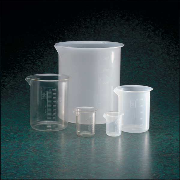 Beaker, Poly, 100mL, PK12
