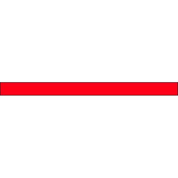Barricade Tape, Red, 1000 ft x 3 In