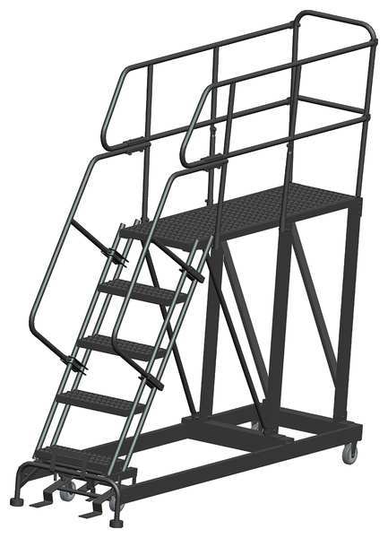 Roll Work Platform, Steel, Single, 50 In.H