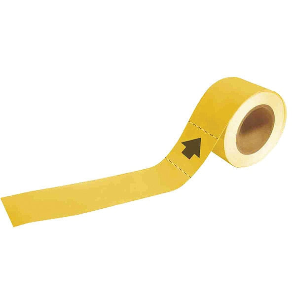 Pipe Marker, Blank, 2 In.H, 73944