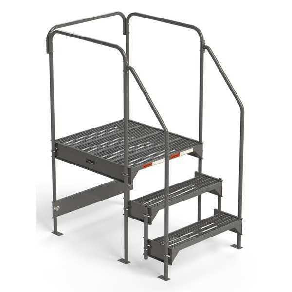 Work Platform, Steel, 18 in to 33 in Platform Height
