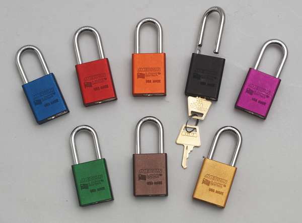 Lockout Padlock, KA, Yellow, 1-7/8