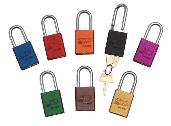 Lockout Padlock, KA, Yellow, 1-7/8