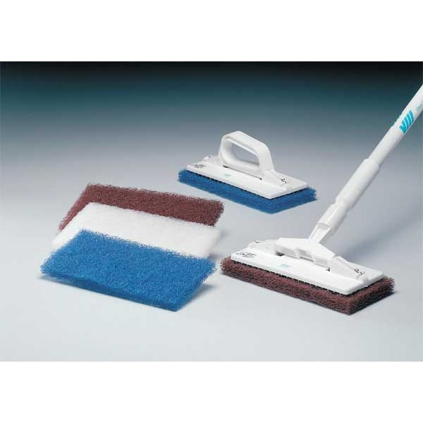 10 in L Soft Pad, Pad End, White, PK10