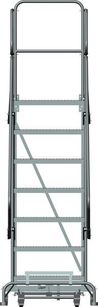 Roll Work Platform, Steel, Single, 70 In.H