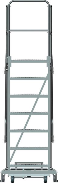 Roll Work Platform, Steel, Single, 70 In.H