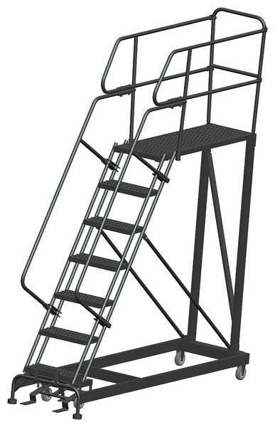 Roll Work Platform, Steel, Single, 70 In.H