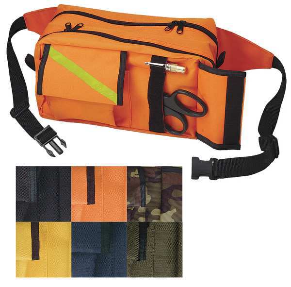Fanny Pack, Nylon, Orange, 10inx6inx5in.
