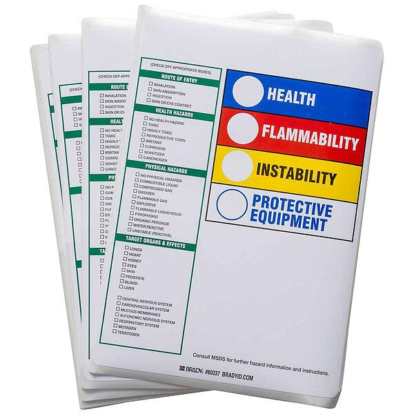 HMIG Label, 10 In. H, 7-1/4 In. W, PK100