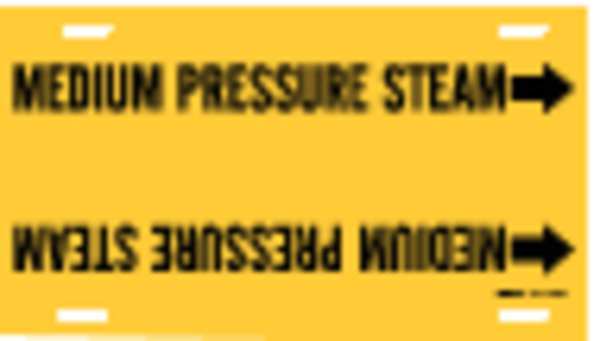 Pipe Mrkr, Medium Pressure Steam, 8to9-7/8