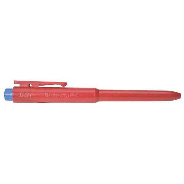 Metal Detectable Retractable Pen, Blue, PK25