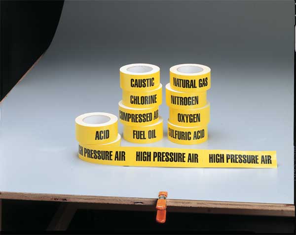 Pipe Marker, High Pressure Air, Yel