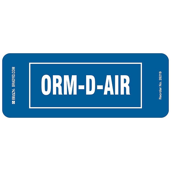 Label, ORM-D-Air, PK100
