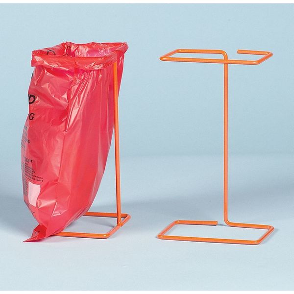Biohazard Bag Holder, 8 In. H