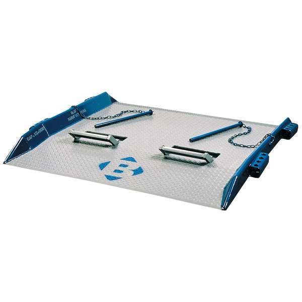 Dockboard, Steel, 15,000 lb, 72 x 72 In