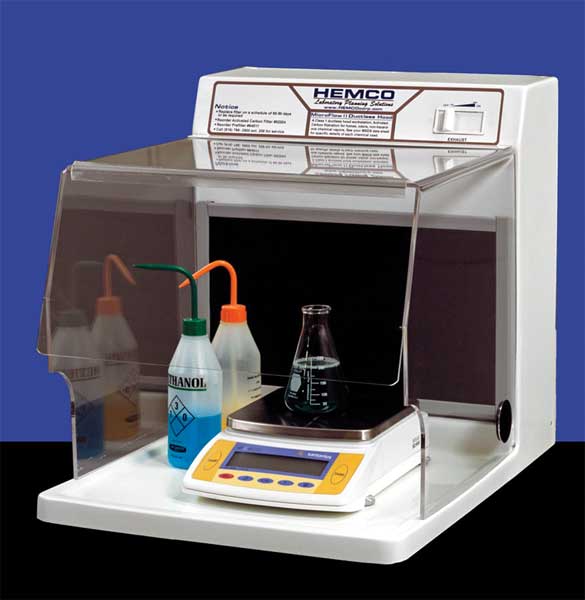 Filtered Workstation, Carbon, 20x18x24 In.