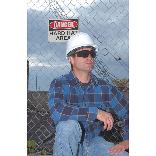 Front Brim Hard Hat, Type 2, Class E, Ratchet (4-Point), Yellow