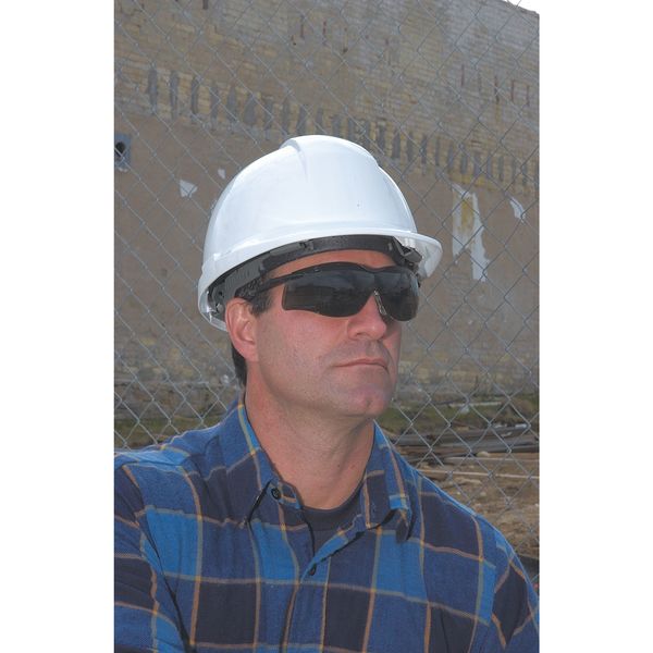 Front Brim Hard Hat, Type 2, Class E, Ratchet (4-Point), Yellow