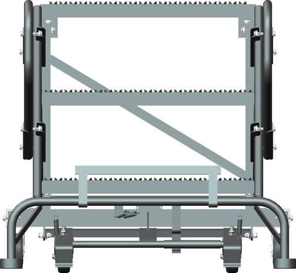 Roll Work Platform, Steel, Single, 30 In.H