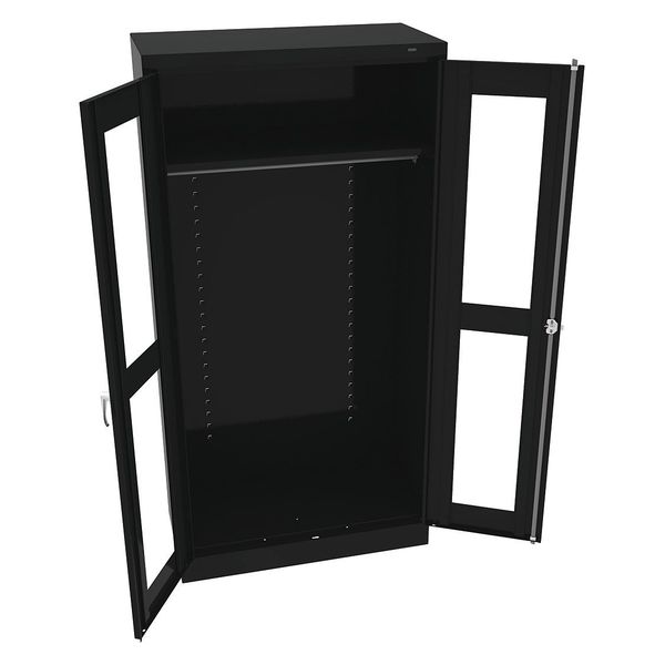 24 ga. ga. Steel Wardrobe Storage Cabinet, 36 in W, 72 in H