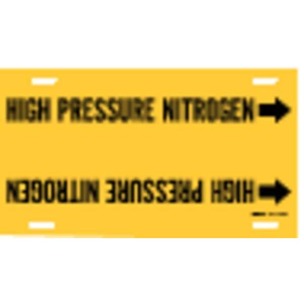 Pipe Mrkr, High Pressure Nitrogen, 10 to15