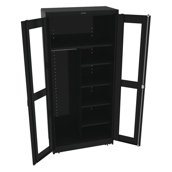 22 ga. Steel Storage Cabinet, 36 in W, 78 in H, Stationary