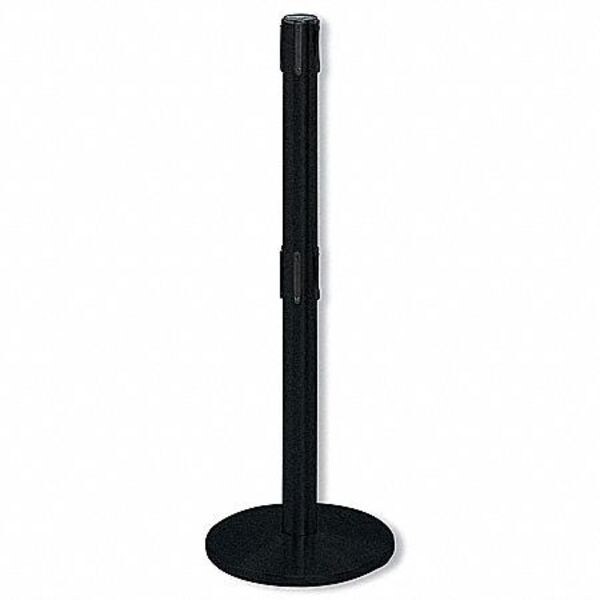 Receiver Post, 38 In H, Black Wrinkle